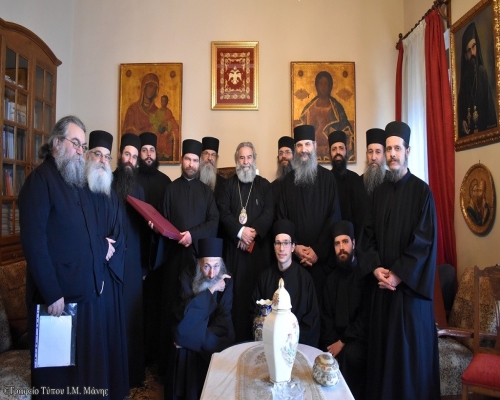 Ομάδα μοναχών από την Μακεδονία στη Μάνη