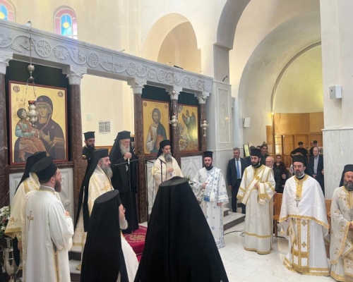 Ὁ Μάνης στὰ ὀνομαστήρια τοῦ Ἀρχιεπισκόπου Ἀθηνῶν καὶ πάσης Ἑλλάδος κ. Ἱερωνύμου